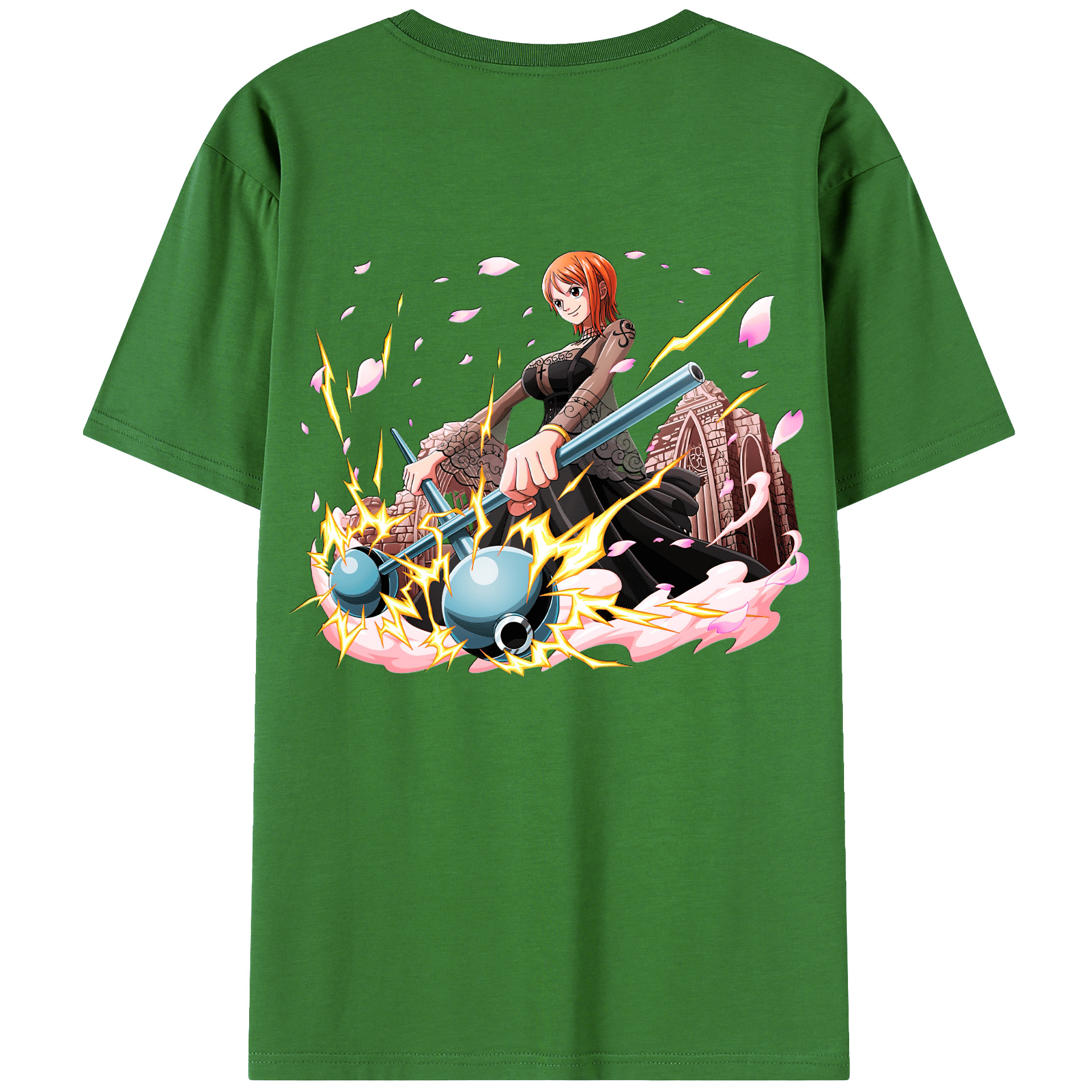 （画像用） ワンピース ナミ ONE PIECE Nami レディース半袖Tシャツ(バックプリント)